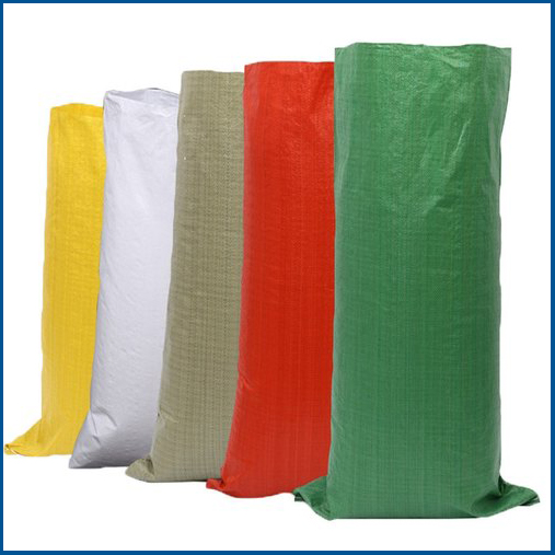 PP Woven Plain and Multi Colour Bags Sacks - Customizable Packaging by Vishvas Polypack